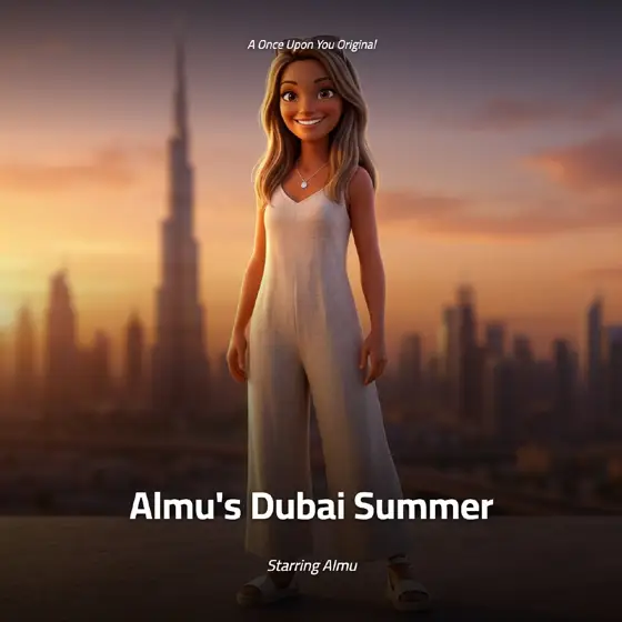 Sara's illustrated Dubai Summer story in a PDF reader